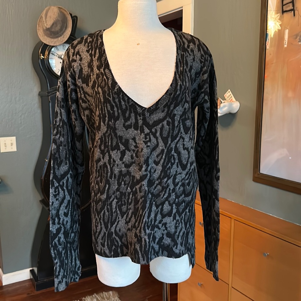 PAM & GELA animal print sweater.